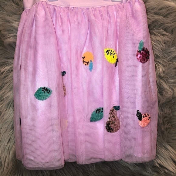 Cat and Jack Girls Pink Floral Top And Skirt NWOT Size Girls 14 XL - Picture 9 of 11